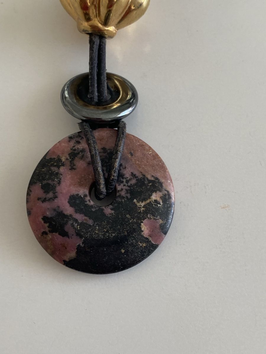 Pietre preziose: Rhodonite-Donut Edelstein – Usato da Brugg AG venduto da Honeybee6 3