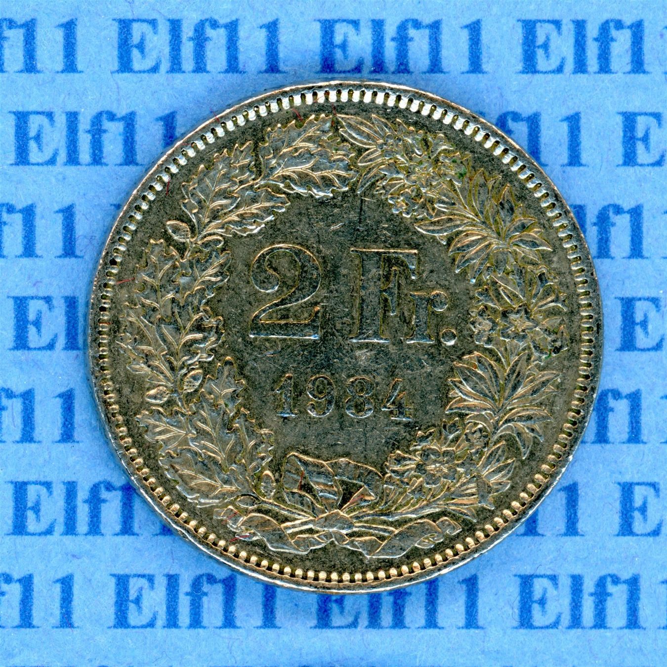 Tutti le monete: CHF___2.00 1984 -vz 2 Franken – Usato da Widnau venduto da Elf11