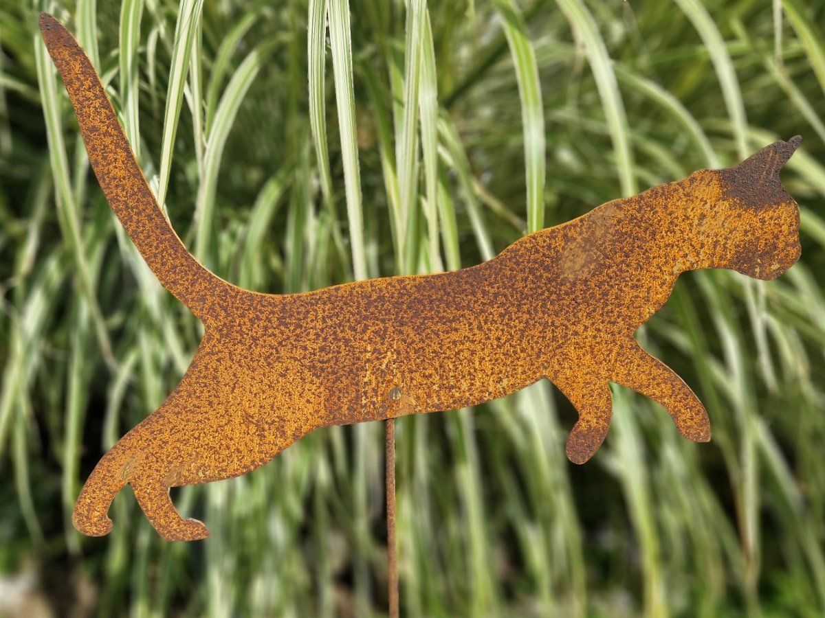 Tutte le decorazioni: Gartendeko Katze Rost 115cm – Nuovo e nell'imballaggio originale da Matzendorf venduto da Gartendeko-Shop