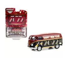 VW T2 „Happy New Year“ 1/64 no Hot Wheels