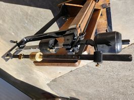 Antike Balkenwaage Holz Metall Waage gebraucht