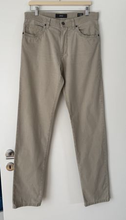 Brax Cadiz Hose Straight Fit Beige Herren Gr. 34/36 