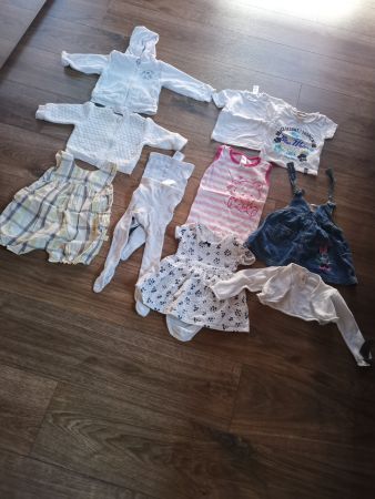 Mädchen Baby Kleider Kleiderpaket 68 11 teilig