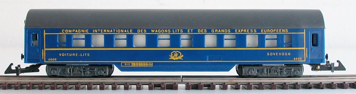 Wesa Modellini di ferrovie: Wesa TEE-Schlafwagen Spur 13mm – Usato da Oberwil BL venduto da Klang 1