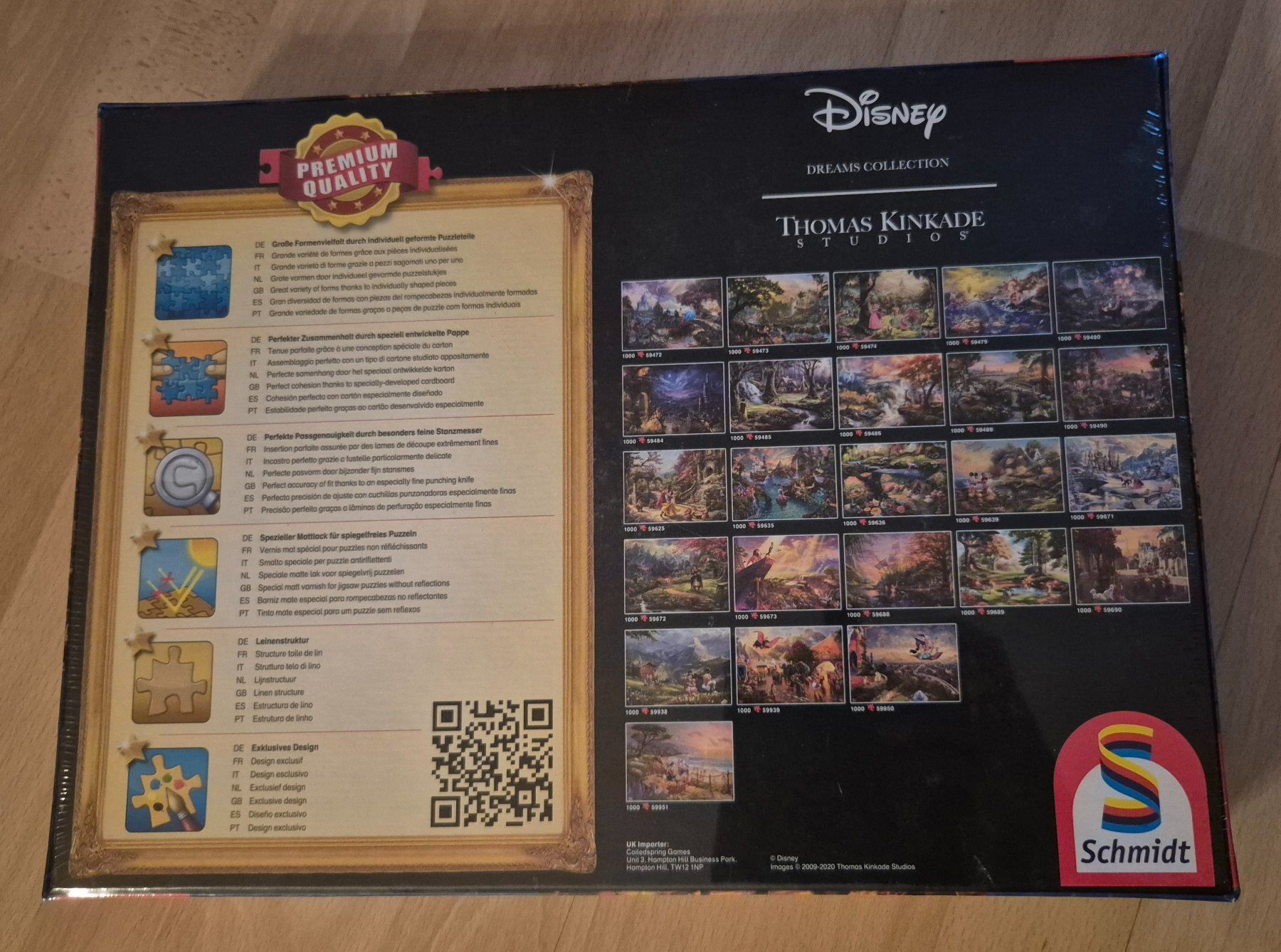 Disney Puzzle: Schmidt Puzzle Disney, 1000 Teile, Neu! – Nuovo e nell'imballaggio originale da Wiler b. Utzenstorf venduto da ryan81 1