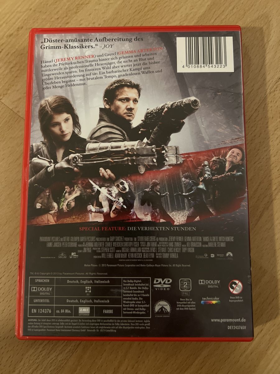 Tutti i DVDs: Hänsel & Gretel - Hexenjäger – Nuovo (secondo la descrizione) da Oberengstringen venduto da Rogi9698 1