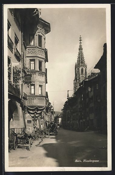 Cartoline postali: Bern, Kesslergasse mit Blick zum Turm de – Usato da Berlin venduto da bartko-reher