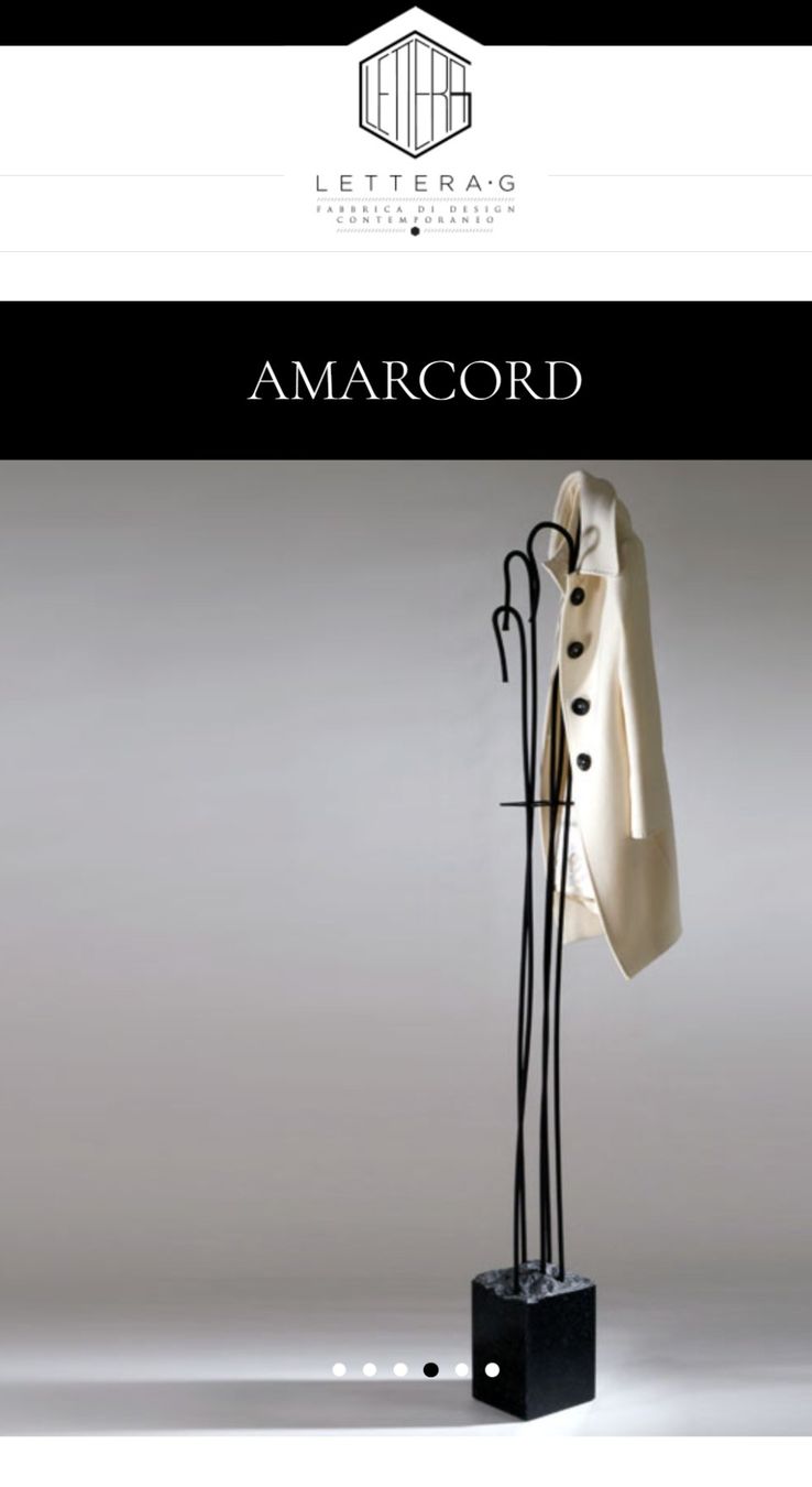 Guardaroba: Lettera G Amarcord designer coat rack – Nuovo (secondo la descrizione) da Adliswil venduto da fashionholic