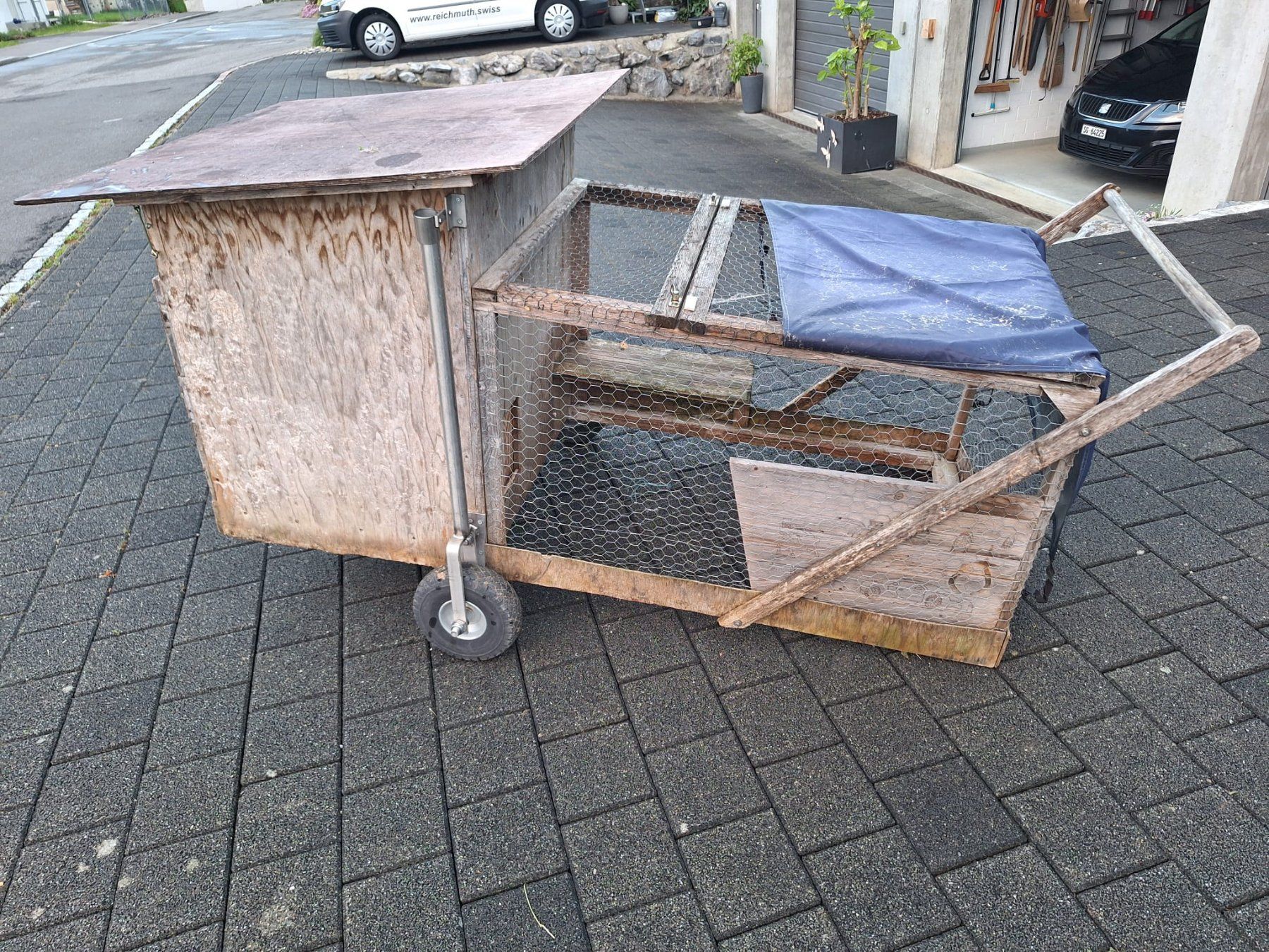 Cages, transport & sécurité: Hasenstall fahrbar – Neuf (Voir description) à Uznach par Carlsson80 3