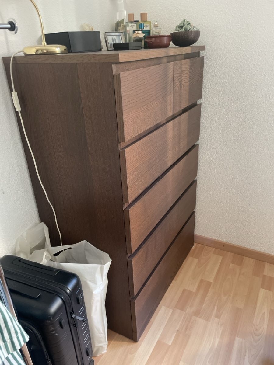 Cassettiere: IKEA MALM Kommode Dunkelbraun – Usato da Winterthur venduto da cheerio97 2