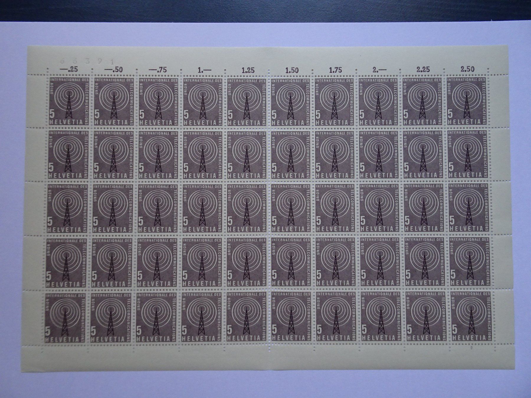 Alle Briefmarken: UIT 1958** – Neu (gemäss Beschreibung) aus Aadorf von Chnorli-Furz