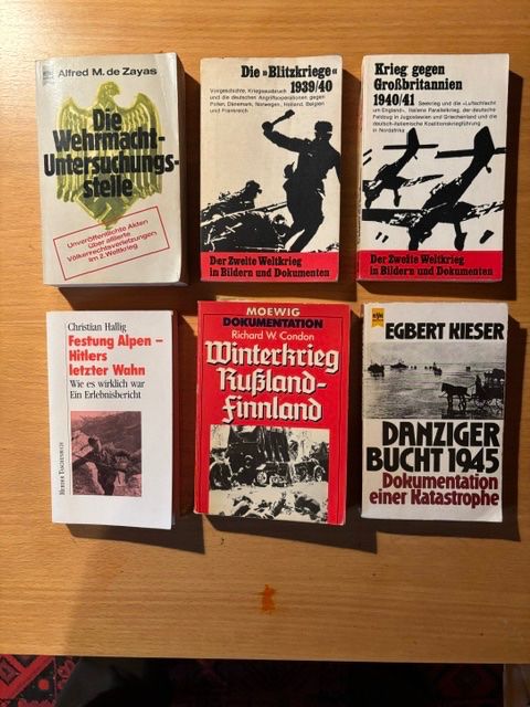 Libri: 6 Taschenbücher 2. Weltkrieg – Usato da Seon venduto da retep012