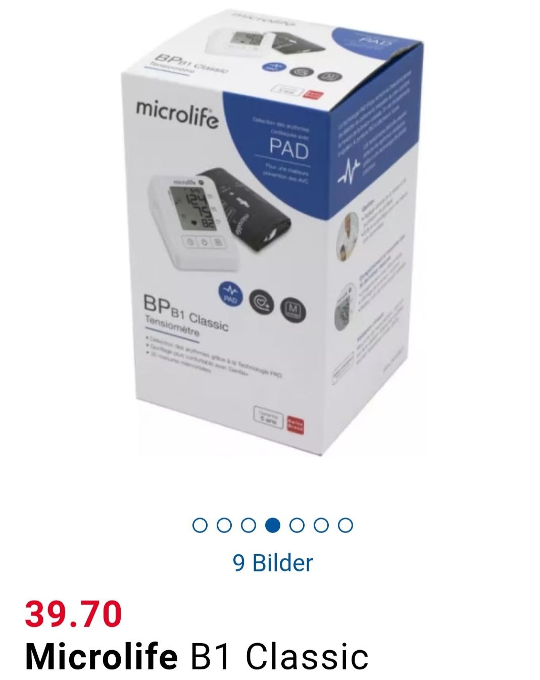 Medizinische Geräte: Microlife-Blutdruckmessgerät-B1 Classic. NEU. – Neu und originalverpackt aus Killwangen von Marc-Antonio