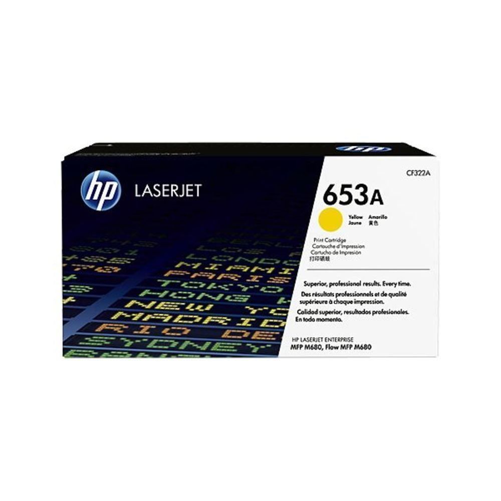 Hewlett Packard Cartucce per stampanti & toner: HP 653A (CF322A) Yellow – Nuovo e nell'imballaggio originale da Ecublens VD venduto da Netfinity