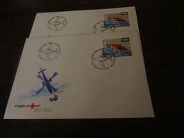 FDC 2002 Rega 2 Stück