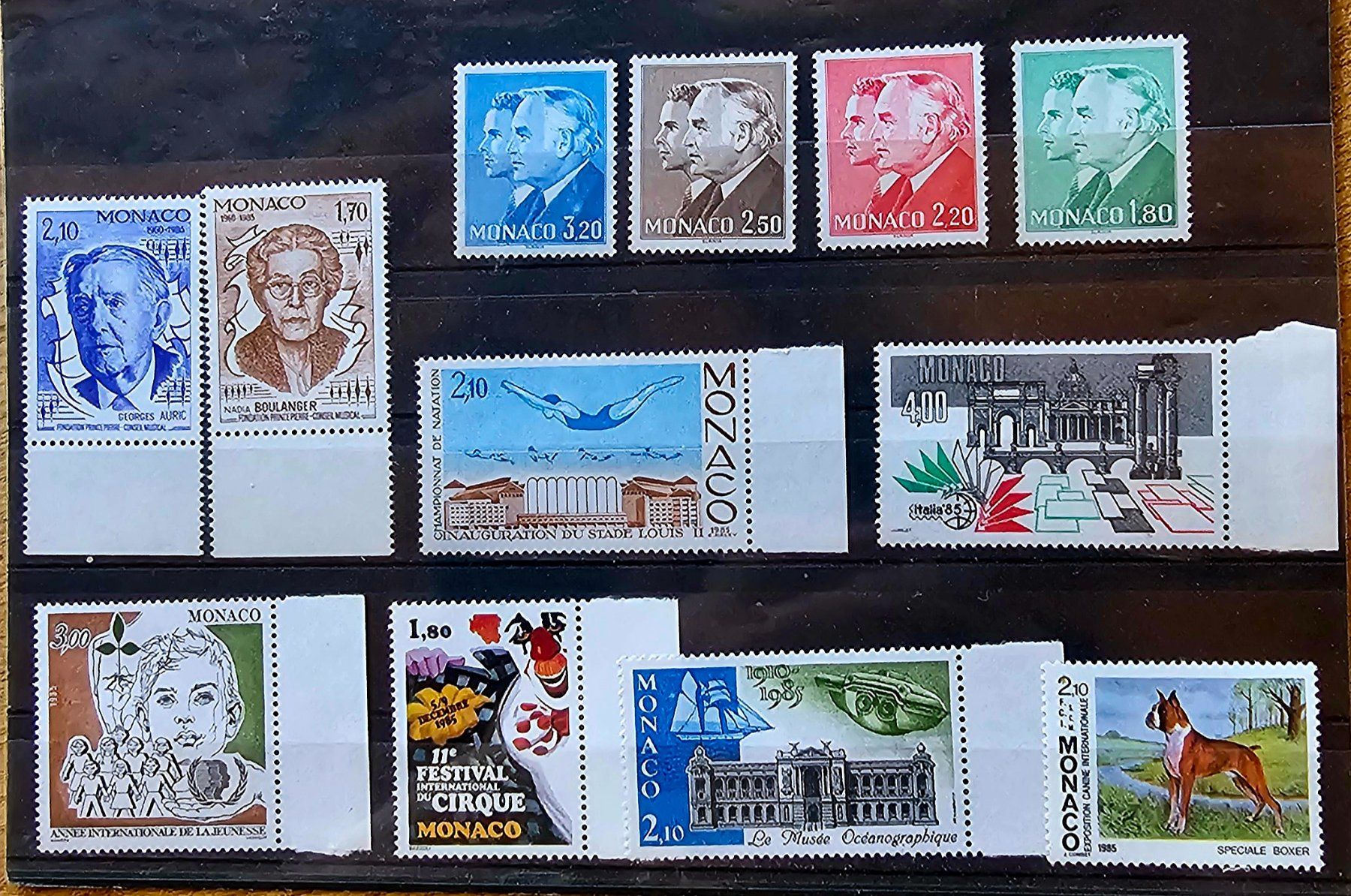Tous les timbres: MONACO timbres neufs ** ~1985 – Neuf (Voir description) à Les Valettes par Nuba1