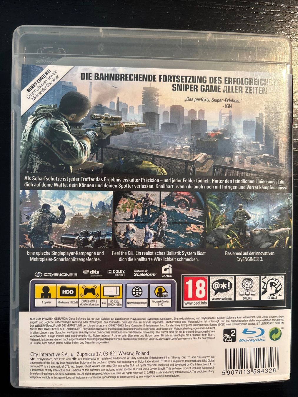 Spiele: Sniper Ghost Warrior 2 Limited Edition - PS3 - Top Zustand! – Gebraucht aus Villaz-St-Pierre von mon_t2fn 2