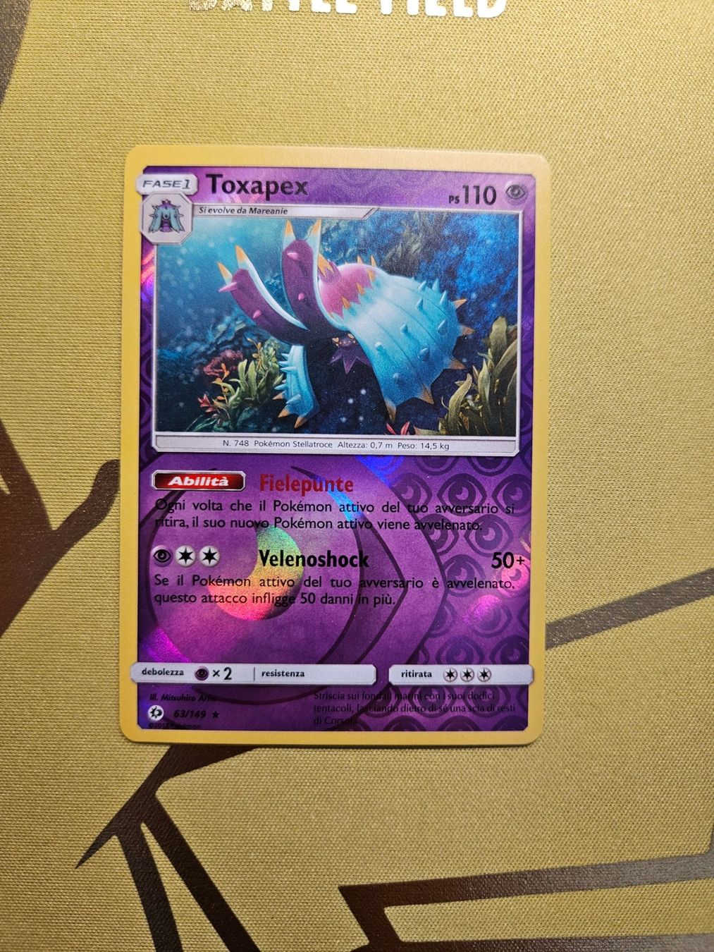 Pokémon Carte collezionabili: Sun & Moon - Toxapex – Usato da Bellinzona venduto da Pokemarco