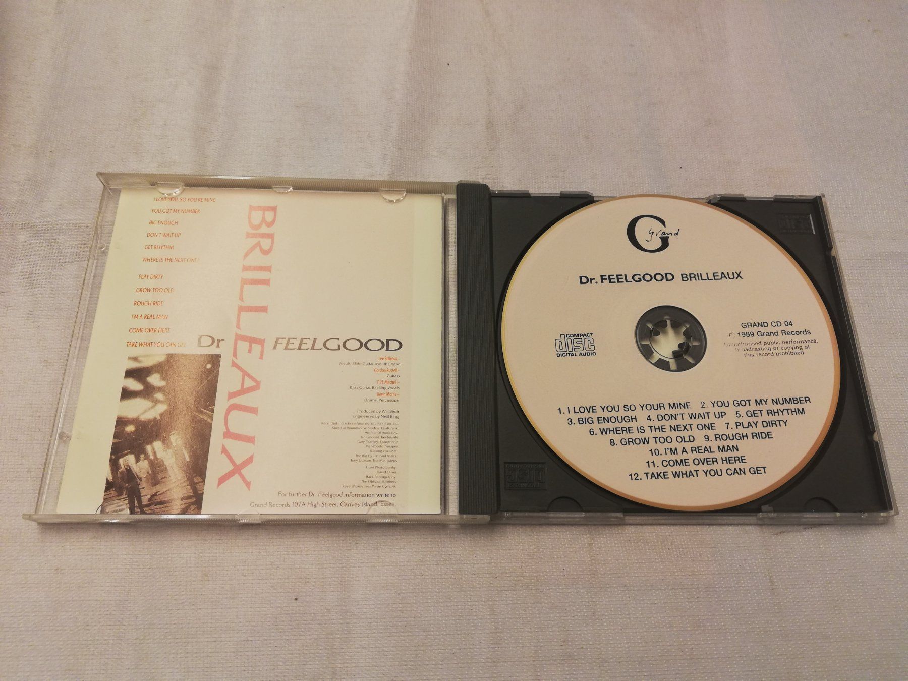 CD: DR. FEELGOOD - BRILLEAUX – Usato da Bern venduto da Vinylsound.ch 2