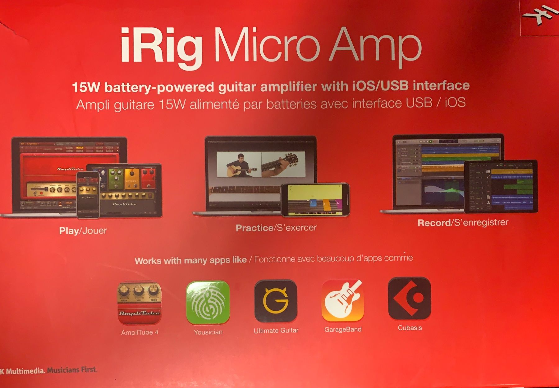Strumenti musicali: Mini Box Iring Mikro Amp mit Baterie – Nuovo (secondo la descrizione) da Grabs venduto da mayram27 2