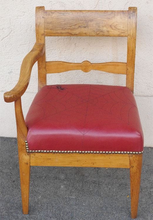 Sedie: extravaganter Biedermeier Spinnstuhl – Usato da Meggen venduto da Trouvaillen 3