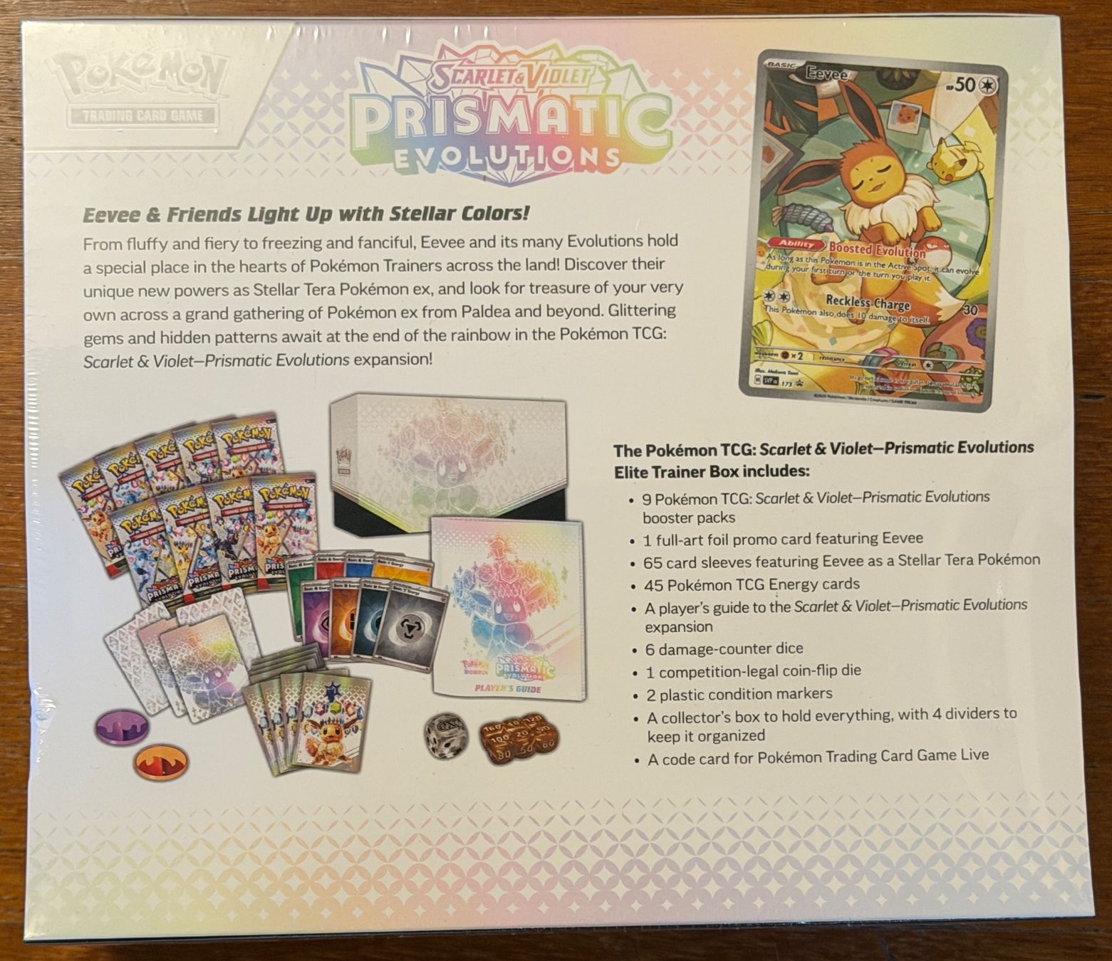 Pokémon Carte collezionabili: Pokémon Prismatic Evolutions ETB Elite trainer box English – Nuovo e nell'imballaggio originale da Meyrin venduto da mat_y78m 1