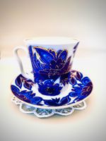 Lomonosov Russisches Porzellan Teetasse, LFZ, Russian