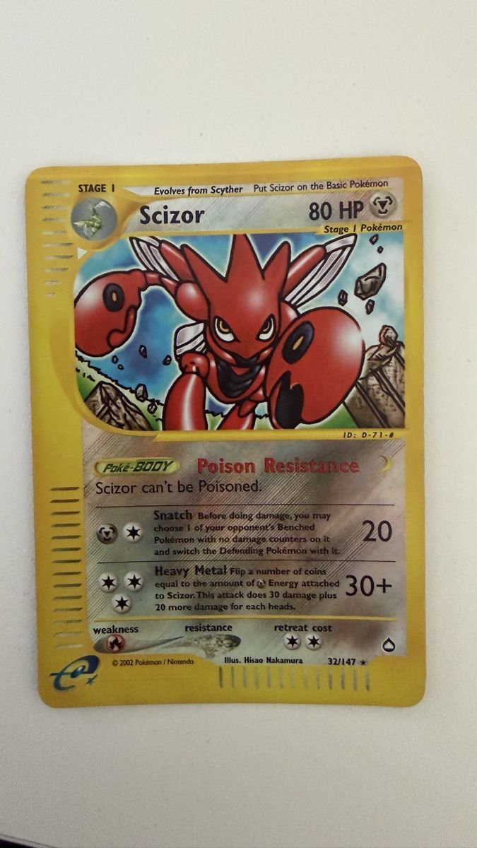 Pokémon Cartes à collectionner: Pokemon scizor holo reverse – D'occasion à Caslano par tuning21