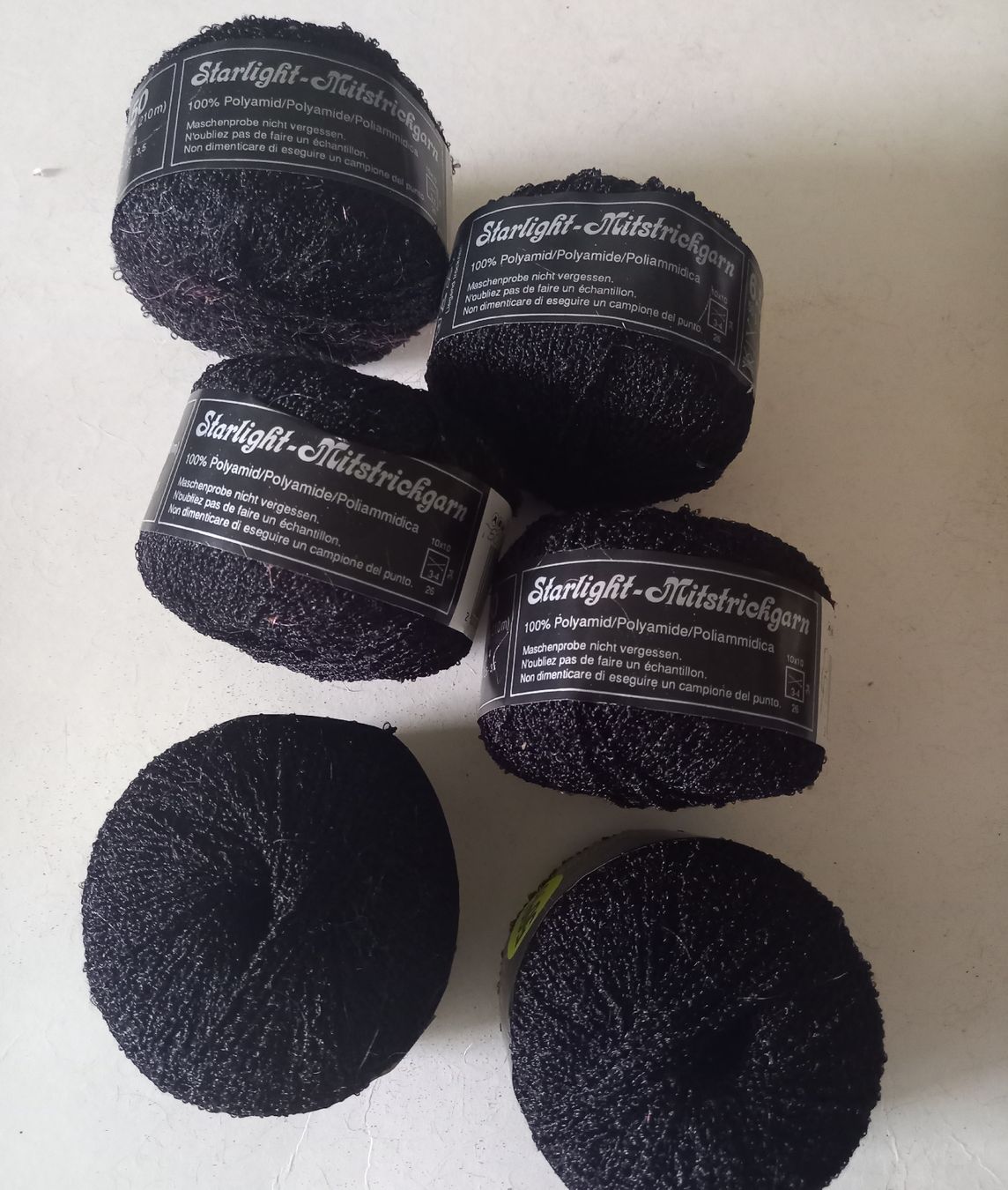 Lana: Wolle Starlight-Mitstrickgran 6x 50 gr. – Nuovo e nell'imballaggio originale da Greifensee venduto da YMCA1943 1