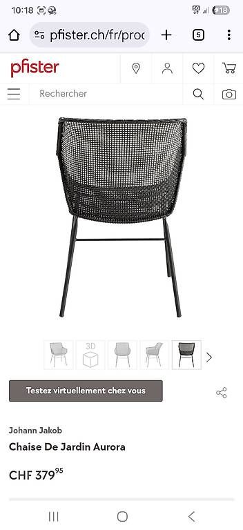Pfister Sedie: 2 chaises noires Johann Jakob Aurora – Nuovo (secondo la descrizione) da Nyon venduto da smoret2 1