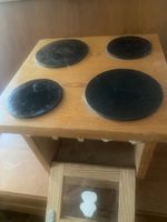 Kinderspielzeug Herd aus Holz mit Backofen gebraucht