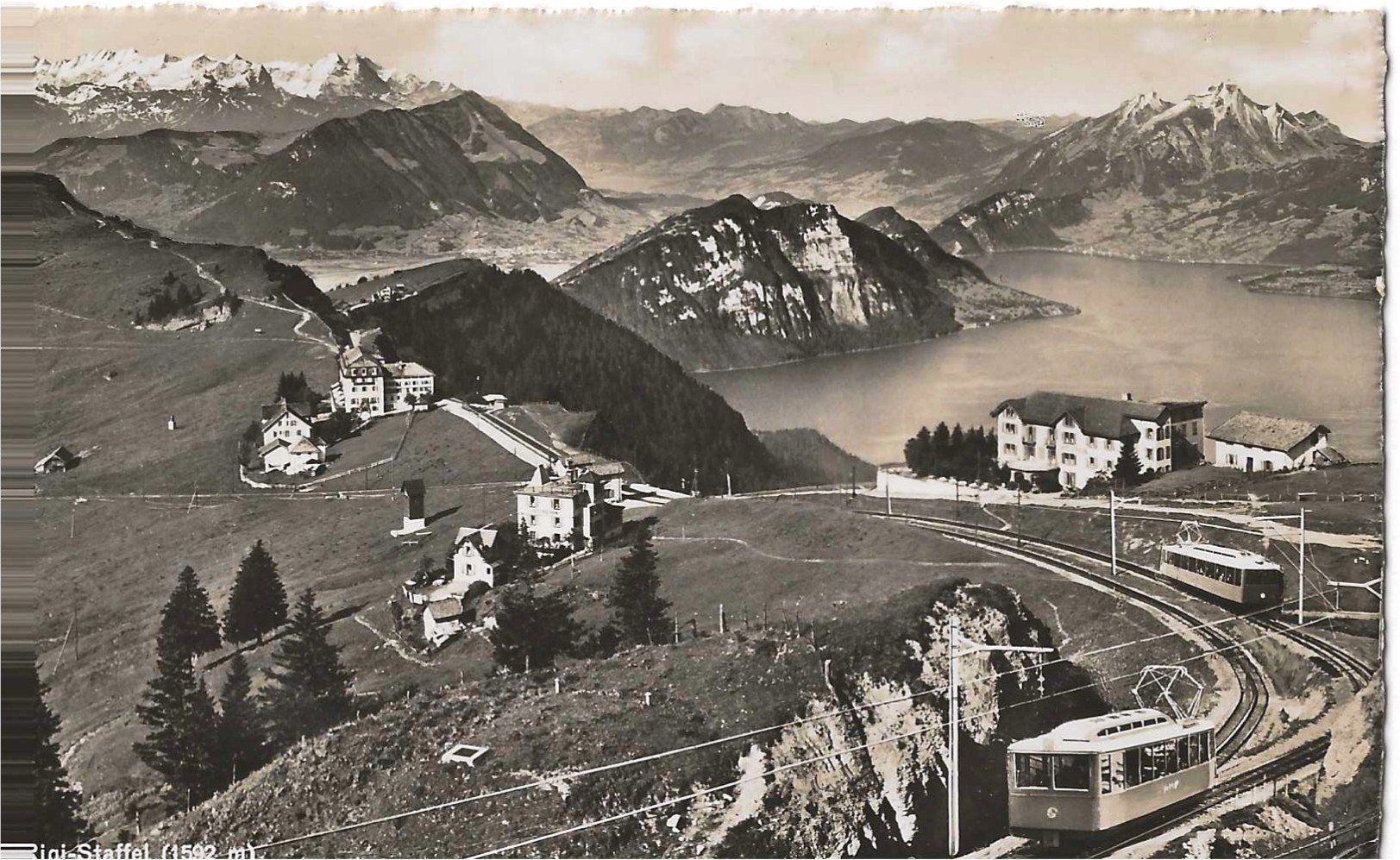 Ansichtskarten: Karte Rigi-Staffel 1941 – Gebraucht aus Zürich von Philacat11
