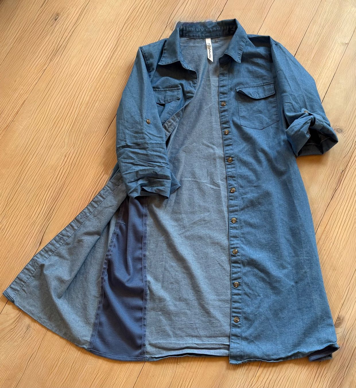 Robes: Kleid/Blusenkleid/ Hemdkleid Jeans mit Einsatz,Gr.S – Neuf (Voir description) à Siblingen par Vany_McDougall 1