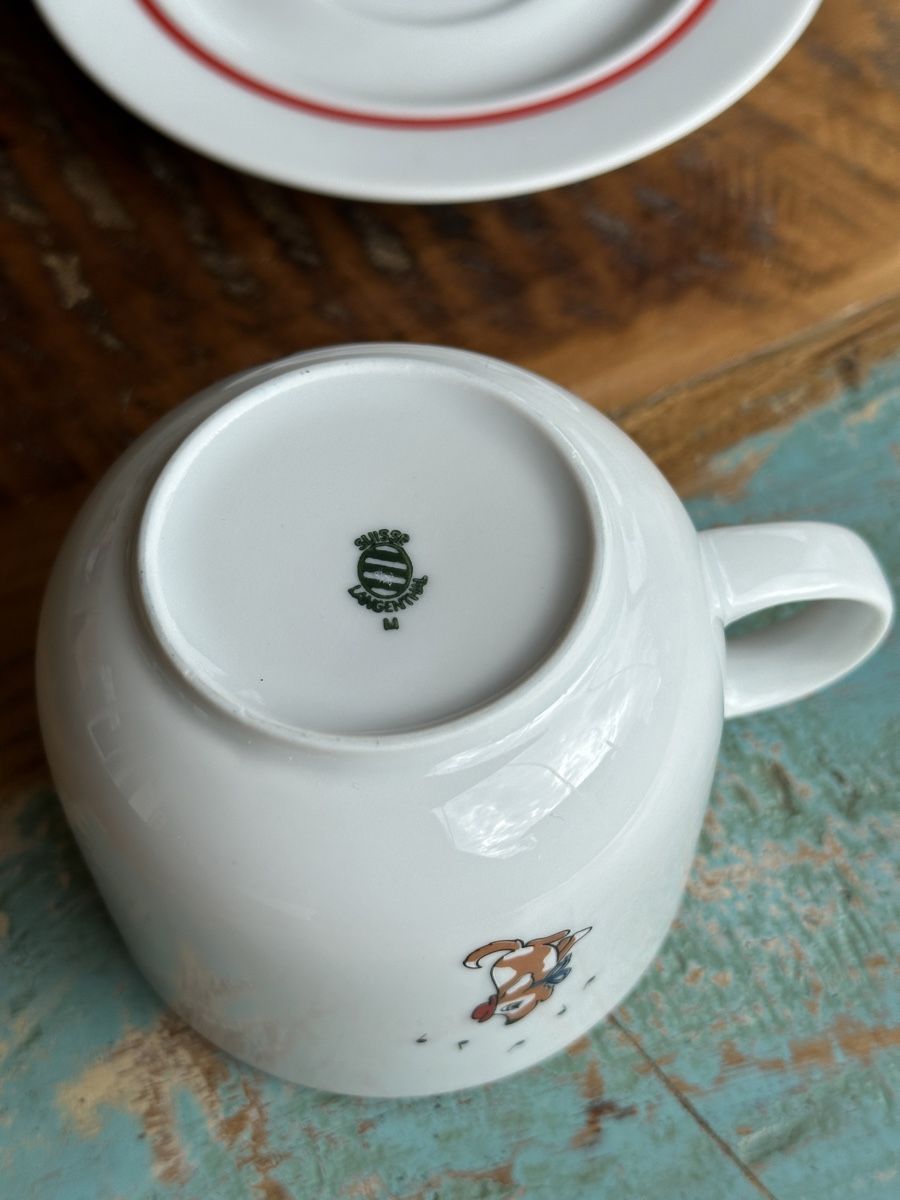 Set di piatti: Kindergeschirrsett  Langenthal grosse Kindertasse – Nuovo (secondo la descrizione) da Strengelbach venduto da shihtzuliving_22 1