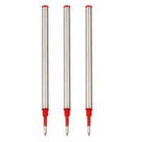 3 Stück Rollerball Minen, Fabrik Neu, Rot