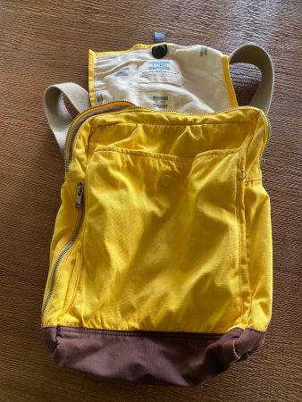 TOMS Rucksack, gelb/braun, neuwertig, ideal für den Sommer!