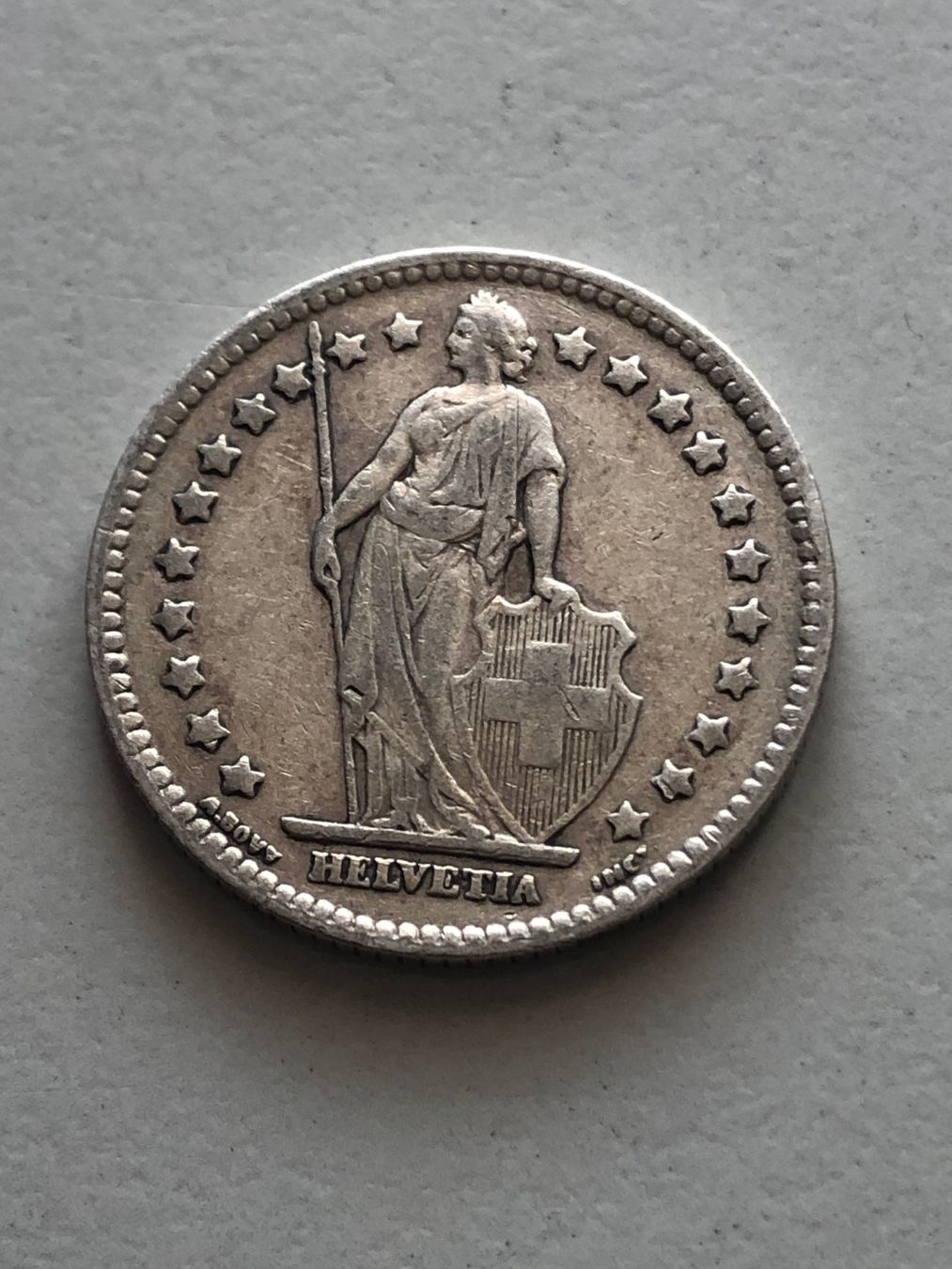 Tutti le monete: 1 Fr. 1921 – Usato da Schötz venduto da Odpa 1