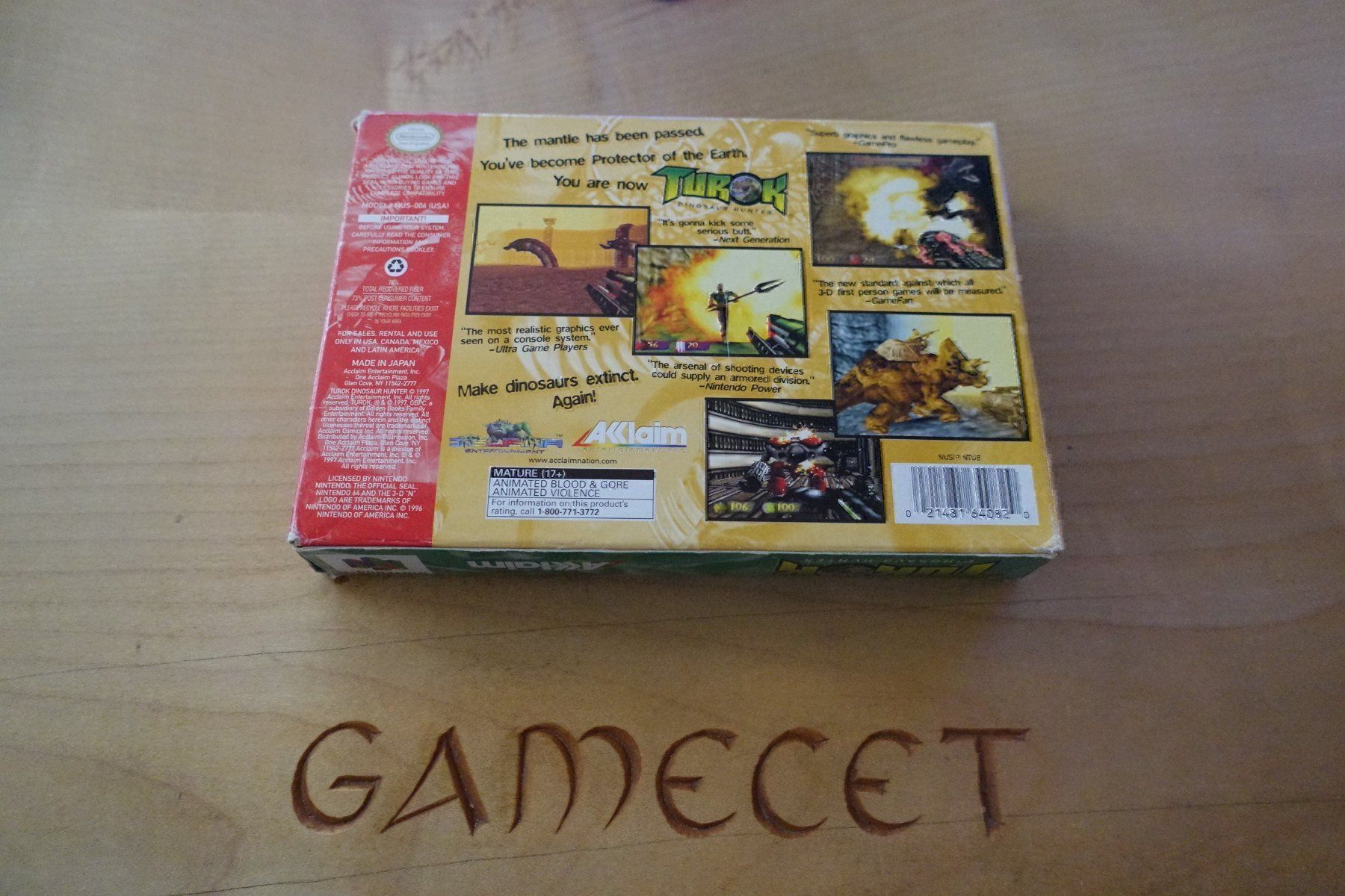 Giochi: Turok: Dinosaur Hunter - Amerika – Usato da Steinach venduto da Gamecet 5