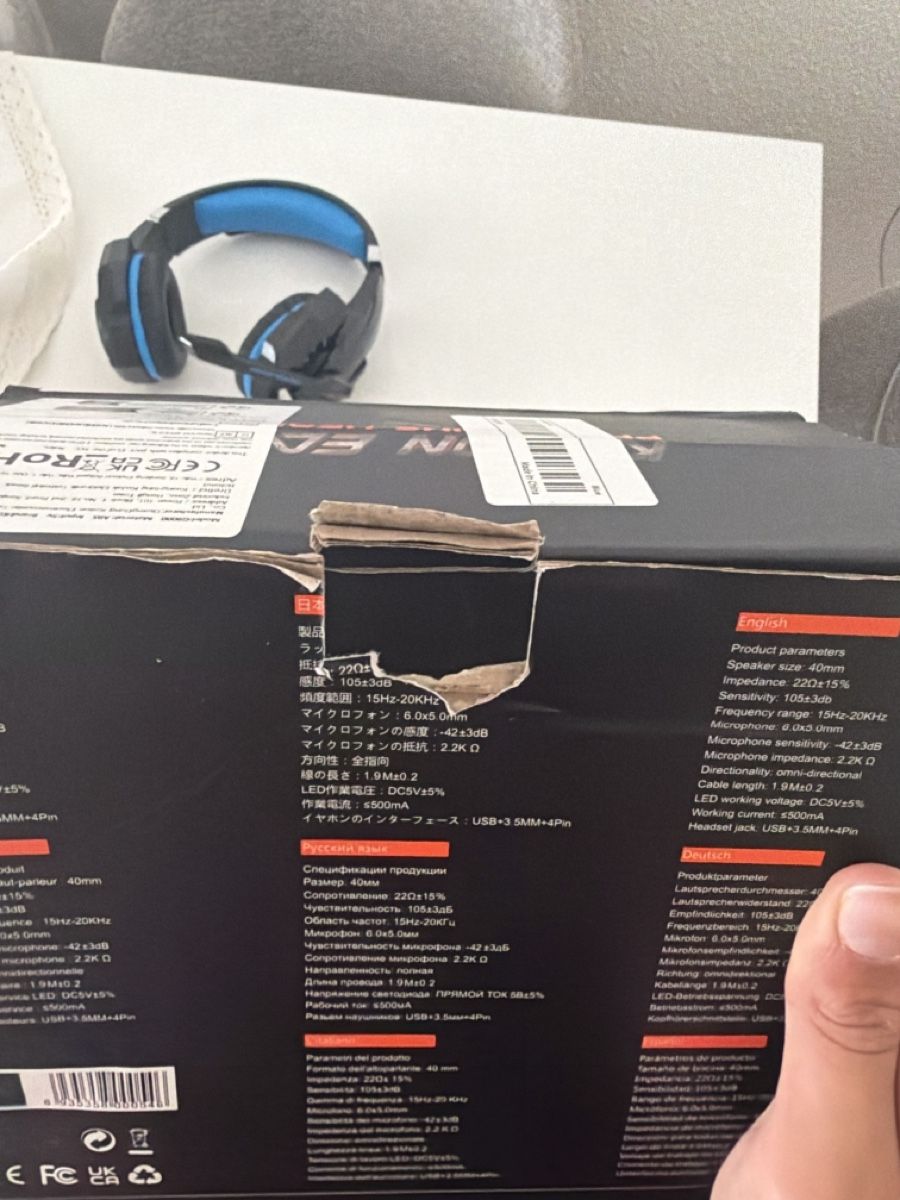 Kopfhörer: Gaming Headset mit Mikrofon & LED-Beleuchtung – Neu (gemäss Beschreibung) aus Malters von yav_wfg8 9