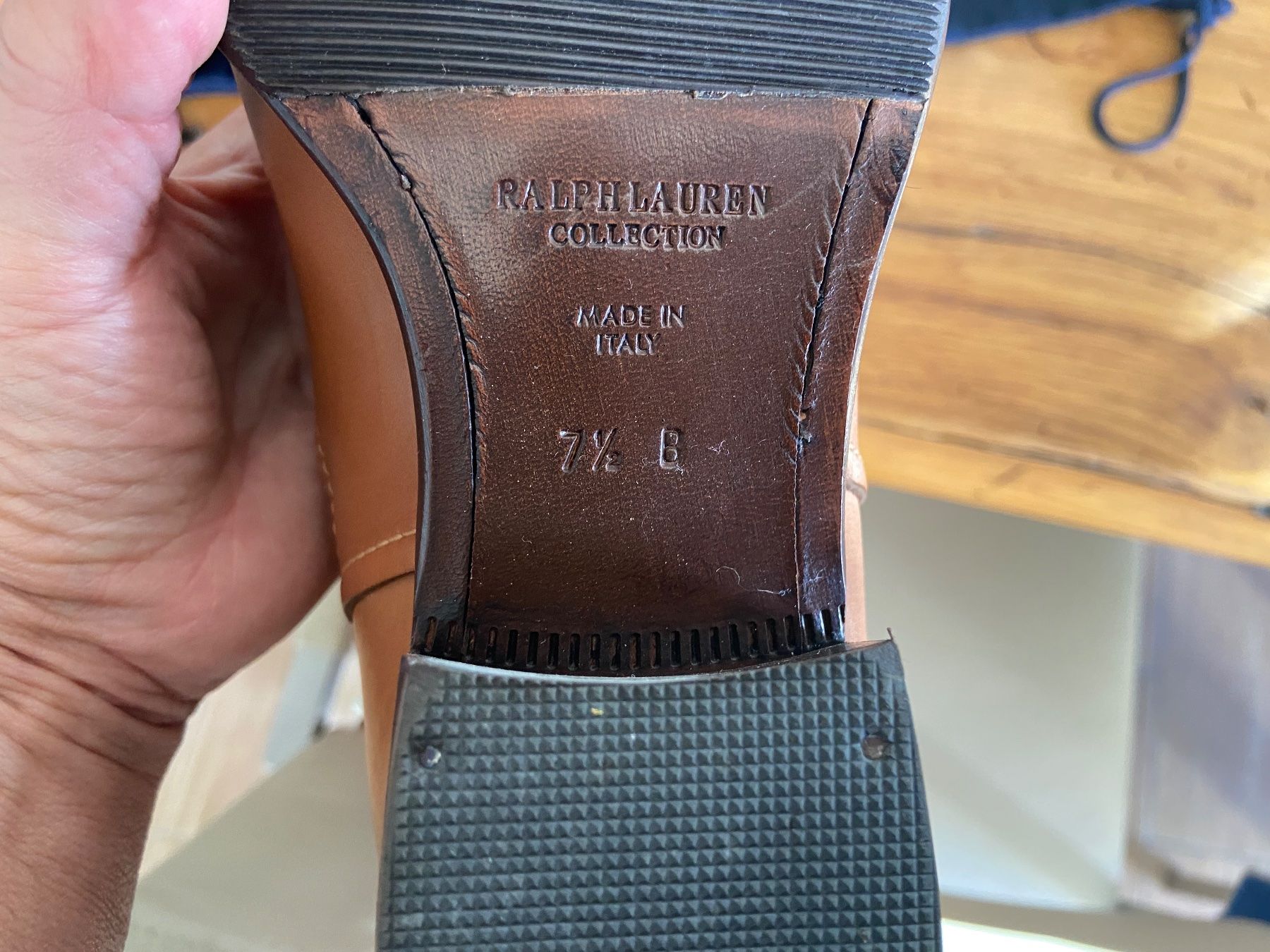Ralph Lauren Damenschuhe: RALPH LAUREN - Sublime Bottes Camel - 38 – Gebraucht aus Chardonne von  7