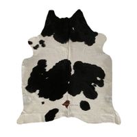 echtes Kuhfell Teppich Black/White