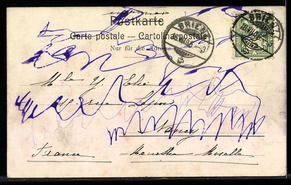 Cartoline postali: AK Brienz, Ortspartie am See mit Kirche – Usato da Berlin venduto da bartko-reher 1