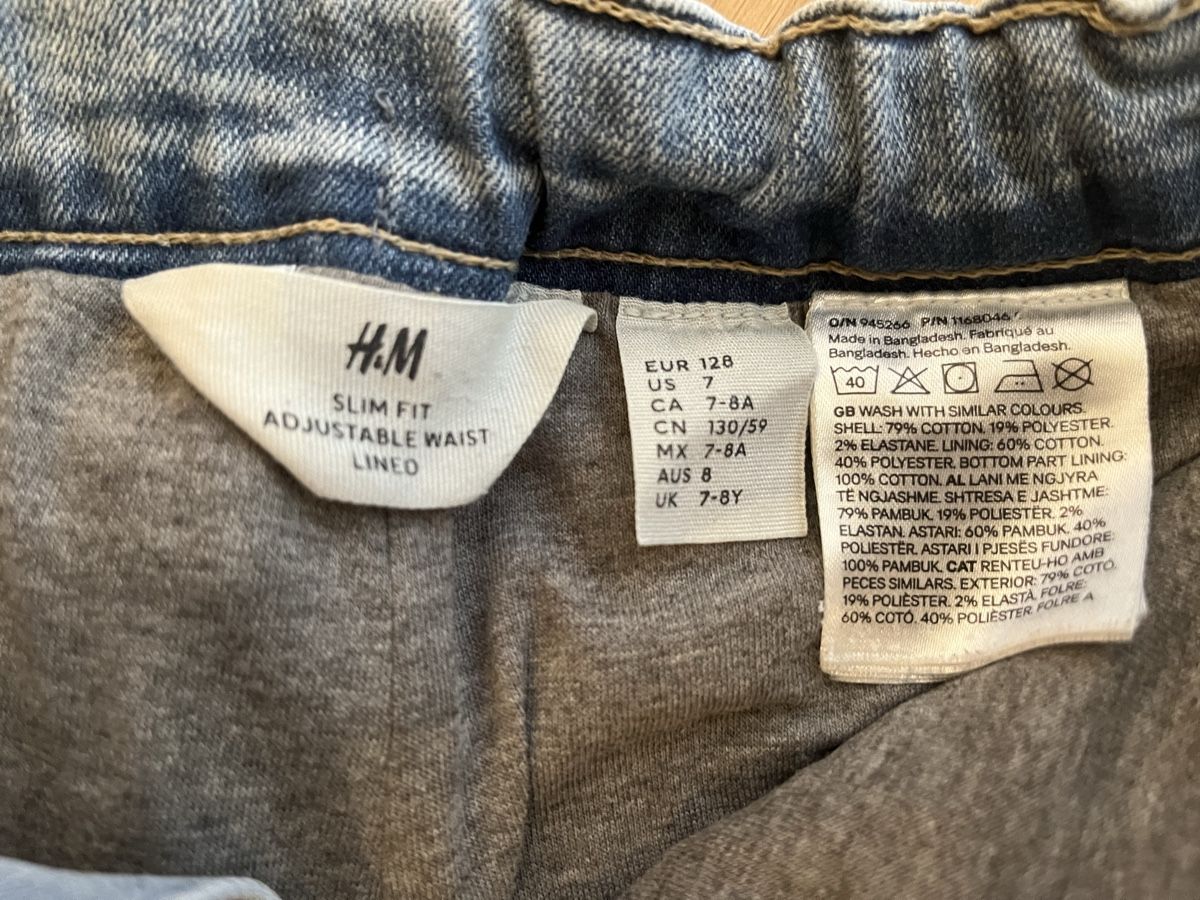 H&M Hosen: H&M Jeans Slim Fit Lined Size 128 – Gebraucht aus Planken von R4gskL7 1