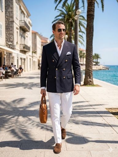 Giacche: Blazer marine croisé – Nuovo (secondo la descrizione) da Montreux venduto da prl_z2lr