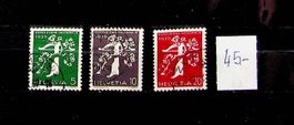 SUISSE  SÉRIE ITALIEN OBLITÉRÉE (y) 1939. SBK 45.00 /T384