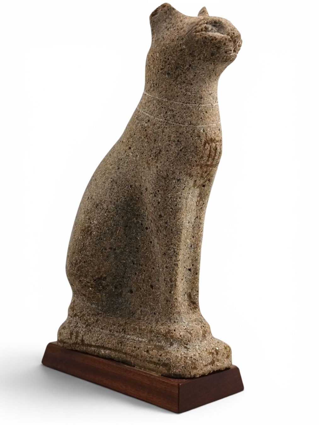 Sculture & Statue: Grosse Steinskulptur einer Katze  – Usato da Hochfelden venduto da Relict