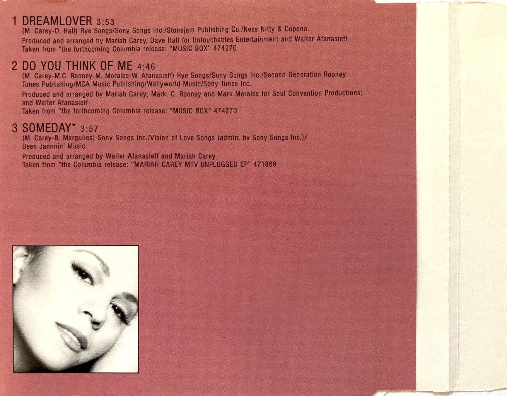 CDs: MARIAH CAREY - DREAMLOVER – Gebraucht aus Bottens von hotter-than-hell 1