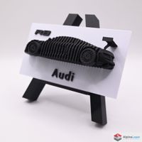 Audi R8 GT Layered Sculpture 3D Printed Car Art