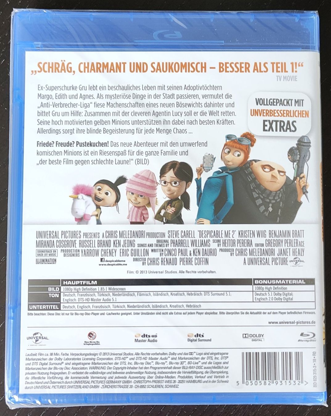 Tutti i DVDs: Ich - Einfach Unverbesserlich 2 - Blu-ray - Neu – Nuovo e nell'imballaggio originale da Biberist venduto da Slick 1