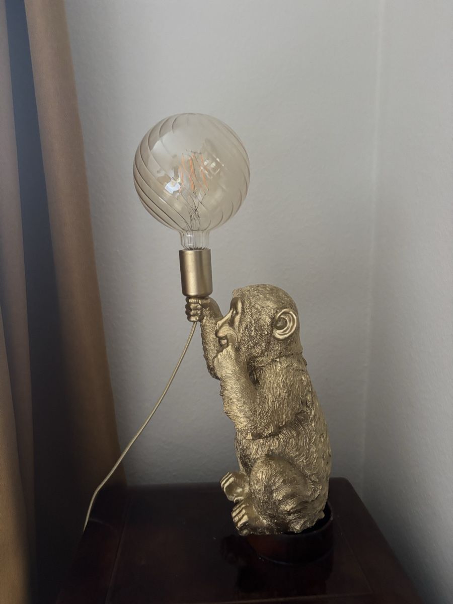 Lampade: Golden Monkey Lamp, Funky Home Design – Nuovo (secondo la descrizione) da Küsnacht ZH venduto da xavier74 1